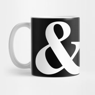 Plural Pride Ampersand! - white font Mug